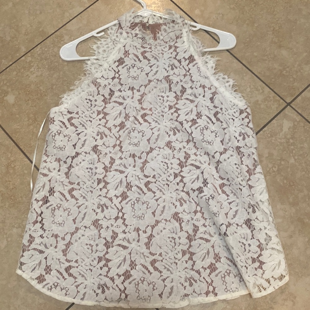 Lace tank top